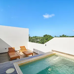  Apartment Jungle Penthouse With Private Rooftop Pool In La Veleta Mexico